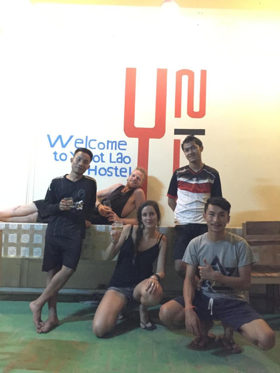 Y Not Laos Hostel Луангпхабанг Экстерьер фото